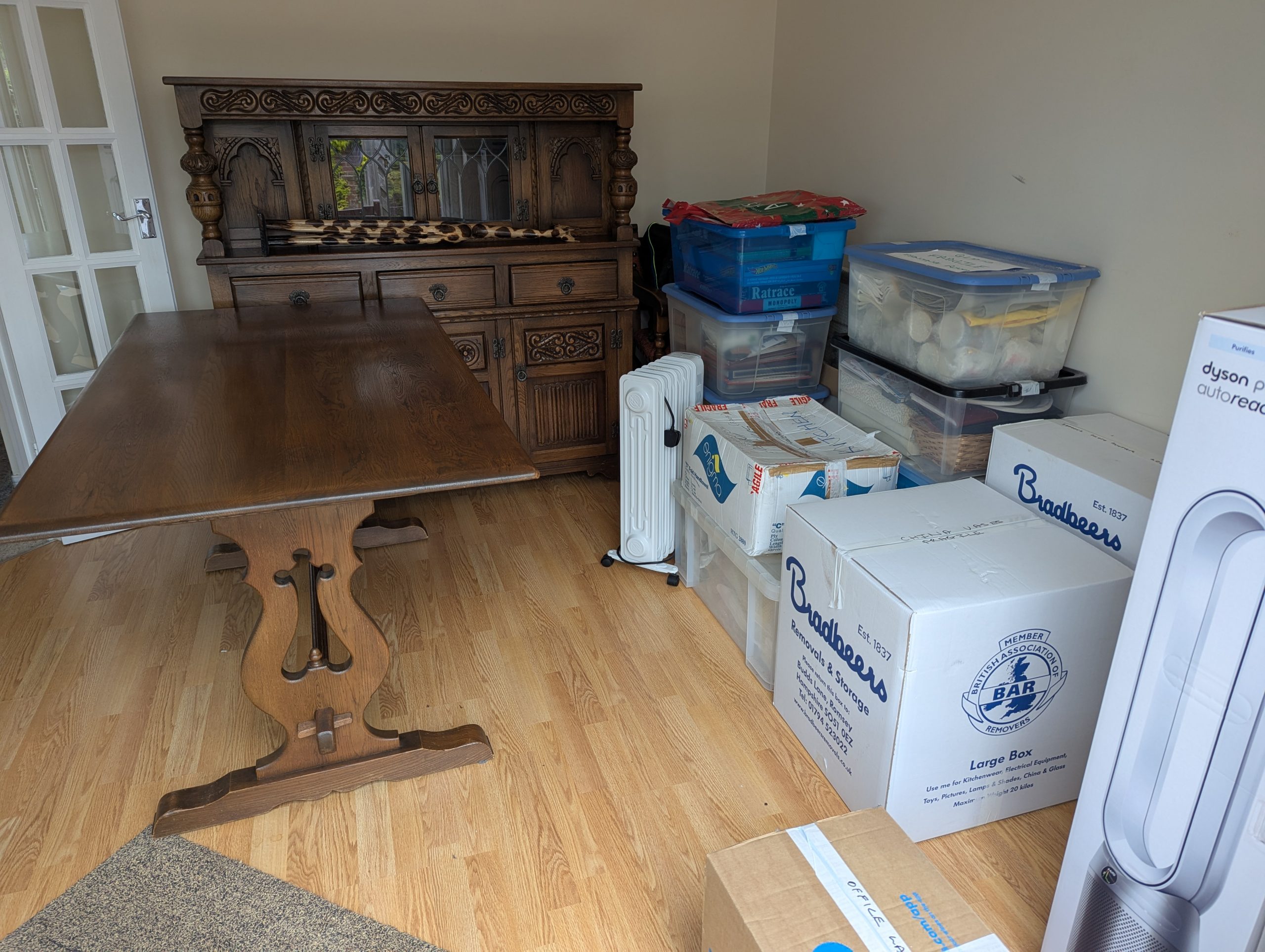 Removals Boxes Prepared